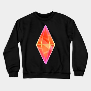 Orange plumbob sims 4 Crewneck Sweatshirt